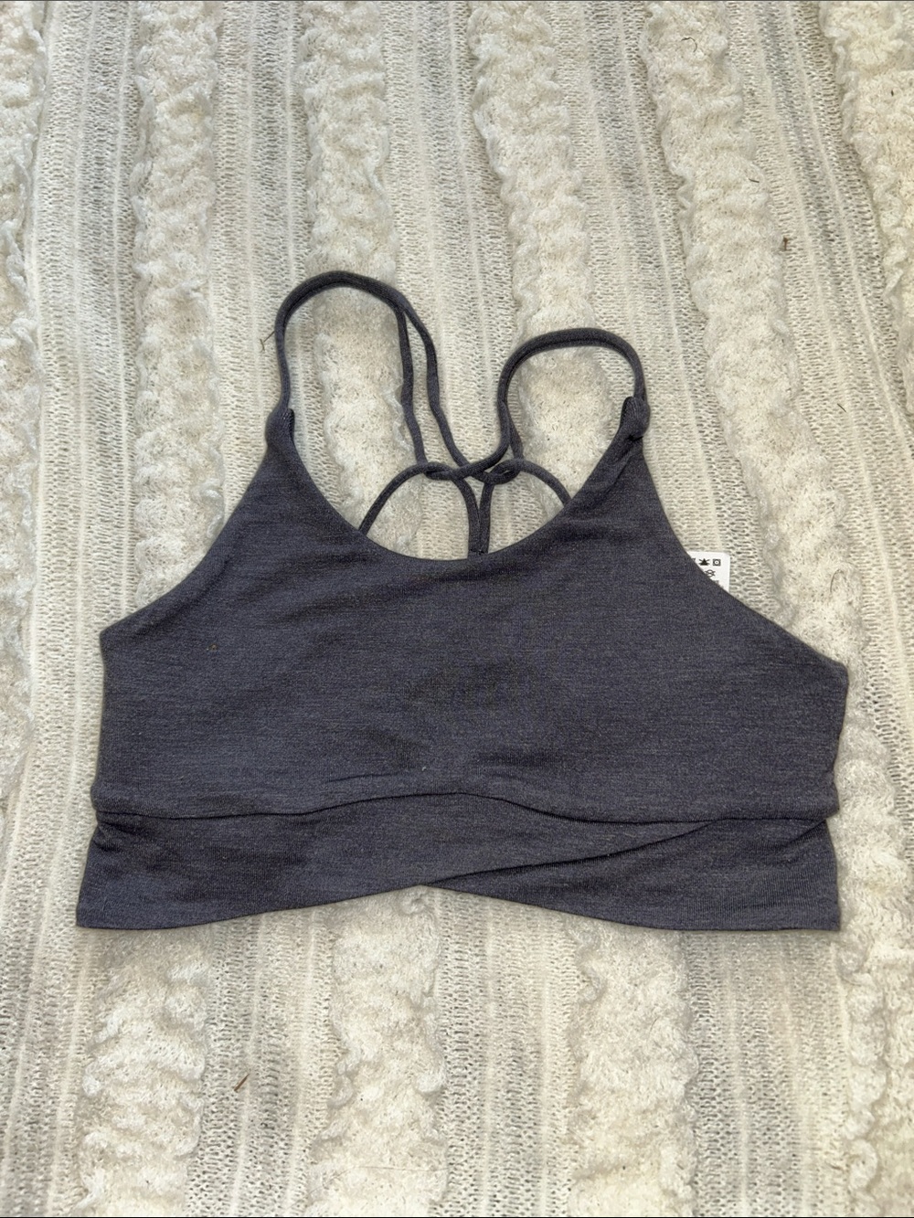 Nike Dark Gray Strappy Sports Bra